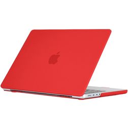Mobigear Matte MacBook Pro 16 tommer (2021-2026) Hardshell Laptopcover MacBook Case - Rød - Model A2485 / A2780 / A2991 / A3186 / A3428 / A3429