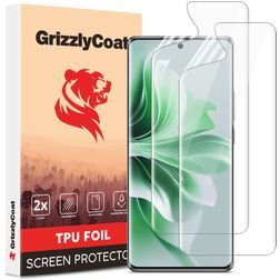GrizzlyCoat OPPO Reno 12 Pro Hidrogel TPU Película de ecrã - Compatível com capas (Pack de 2)