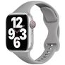 Mobigear Sport Slim Silikoni Apple Watch Ranneke Tappikiinnitys - 42/41/40/38 mm - Harmaa