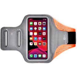 Mobigear Easy Fit Mobilholder til løb Neopren Sportscover Løbearmbånd - Small - Orange