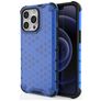 Mobigear Honeycomb iPhone 14 Pro Max Funda Plástico rígido Carcasa Antigolpes - Azul