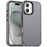 Mobigear Crystal iPhone 17 Hårdt Bagsidecover - Sort