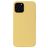 Mobigear Rubber Touch iPhone 13 Mini Silicona Carcasa - Amarillo