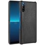Mobigear Croco Sony Xperia L4 Hardcase Etui plecki - Czarny