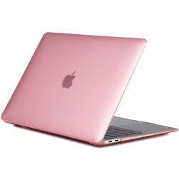 Mobigear Glossy MacBook Air 13 palců (2018-2020) Pevný skořepinový kryt na MacBook - Růžová - Model A1932 / A2179 / A2337