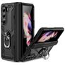 Mobigear Armor Ring Samsung Galaxy Z Fold 5 Hardcase Back cover Antiurto con anello - Nero