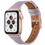 Mobigear Napoli Leather Apple Watch Strap Buckle closure - 49/46/45/44 mm - Purple