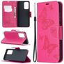 Mobigear Butterfly Samsung Galaxy A52s 5G Pungetui med Seddelrum - Magenta