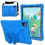 Mobigear Butterfly iPad Air 11 polegadas (2024) Espuma EVA Capa traseira + Alça de ombro + Suporte - Azul