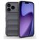 Mobigear Bumpy iPhone 17 Pro Flexibel TPU Skal - Dark Grey