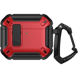 Mobigear Armor Clip Apple AirPods 4 Hårdt cover - Rød