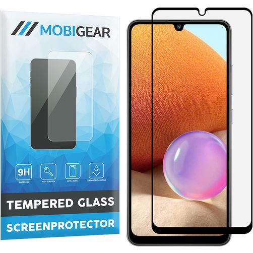 Mobigear Premium Samsung Galaxy A32 4G Cristal templado Protector de pantalla - Compatible con fundas - Negro