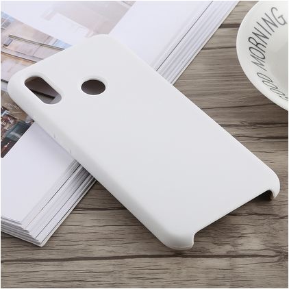Mobigear Rubber Touch Huawei P20 Lite (2018) Silikon Etui plecki - Biały