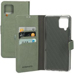 Mobiparts Classic Wallet Samsung Galaxy A42 Pungetui med Seddelrum - Stone Green