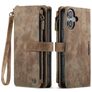 CaseMe C30 iPhone 17 Etui z klapką typu portfel - Brązowy