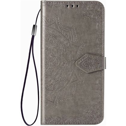 Mobigear Mandala Google Pixel 4a Etui z klapką typu portfel - Szary