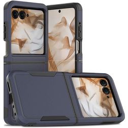Mobigear Heavy Armor Motorola Razr 50 Kova Suojakuori Iskunkestävä - Tummansininen