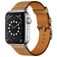 Mobigear Torino Pasek Skóra naturalna do Apple Watch Sprzączka - 42/41/40/38 mm - Brązowy
