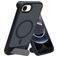 Mobiparts Hardcover iPhone 17e MagSafe Hard Case Back cover with Stand - Satin Black