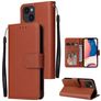 Mobigear Wallet iPhone 14 Wallet case - Brown