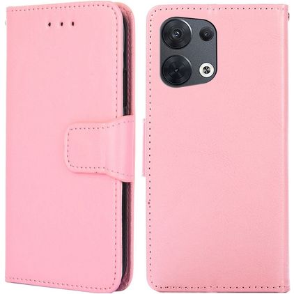 Mobigear Wallet OPPO Reno 8 5G Cover a libro portafoglio - Rosa