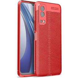 Mobigear Luxury Vivo Y72 Flexible TPU Back cover - Red