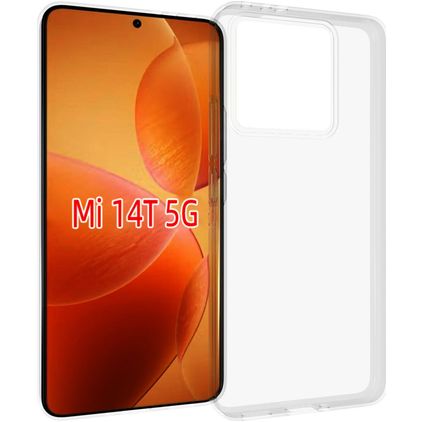 Mobigear Basics Transparente Xiaomi 14T TPU flexível Capa traseira - Transparente