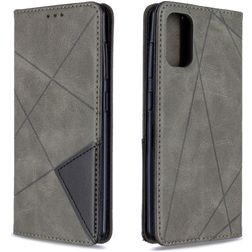 Mobigear Rhombus Slim Samsung Galaxy A41 Wallet case - Black