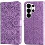 Mobigear Sunflower Samsung Galaxy S26 Ultra Pungetui med Seddelrum - Lilla