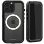 Mobilize Waterproof iPhone 15 Pro Max Wodoodporne MagSafe Hardcase Etui plecki - Czarny