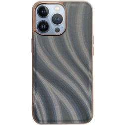 Mobigear Wavy iPhone 14 Pro Plástico rígido Capa traseira - Prateado
