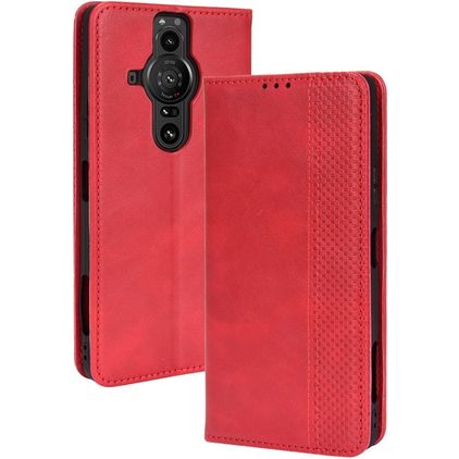 Mobigear Sensation Sony Xperia Pro-I Plånboksfodral med sedelfack - Röd