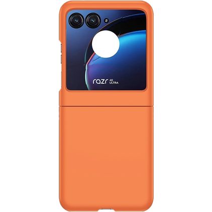 Mobigear Colors Motorola Razr 40 Ultra Funda Plástico rígido Carcasa - Naranja