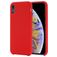 Mobigear Rubber Touch iPhone XR Silicona Carcasa - Rojo