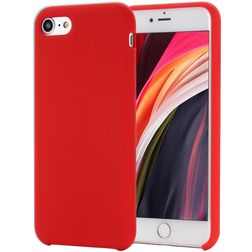 Mobigear Rubber Touch iPhone 7 Silicone Back cover - Dark Red