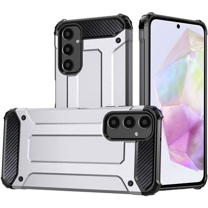Mobigear Outdoor Samsung Galaxy A16 Hard Case Back cover Shockproof - Silver