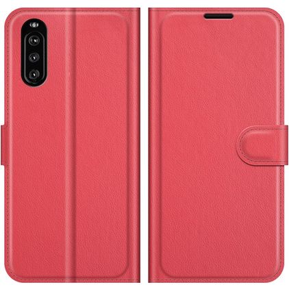 Mobigear Classic Sony Xperia 10 III Wallet case - Red