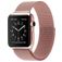 Mobigear Loop Milánský tah Apple Watch Řemínek Magnetické zapínání - 42/41/40/38 mm - Růžová