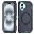 Mobigear Rugged Mag iPhone 16 MagSafe Funda Plástico rígido Carcasa Antigolpes - Azul oscuro