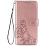 Mobigear Clover Samsung Galaxy A32 4G Funda tipo libro Cartera - Oro rosa