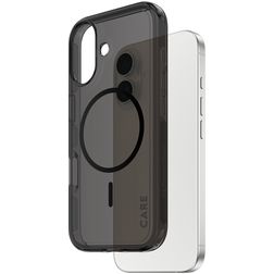 CARE by PanzerGlass Smokey iPhone 17 MagSafe Plástico rígido Capa traseira - Smokey Black