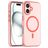 Mobigear Shockproof iPhone 16 Plus MagSafe TPU flexível Capa traseira - Vermelho