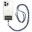 Mobigear Lanyard Yleismallinen säädettävä puhelimen kaulanauha - Vihreä / Musta / Valkoinen