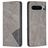 Mobigear Rhombus Slim Google Pixel 8 Pro Funda tipo libro - Gris
