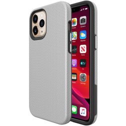 Mobigear Antislip iPhone 12 Pro Max Hardcase Back cover Antiurto - Argento