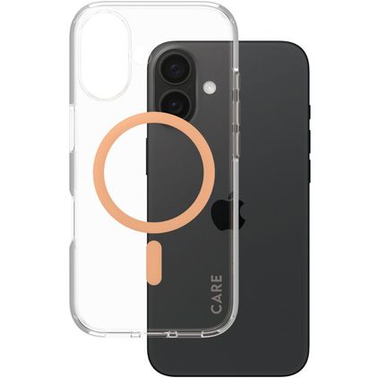 CARE by PanzerGlass Urban Combat iPhone 16 MagSafe Kova Suojakuori - Peachy