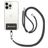 Mobigear Lanyard Cordón para móvil universal ajustable - Gris