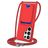 Mobigear Lanyard Card Samsung Galaxy S26 Ultra Silikone Cover med snor og kortholder - Rød