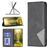 Mobigear Rhombus Slim Google Pixel 7 Pungetui - Sort