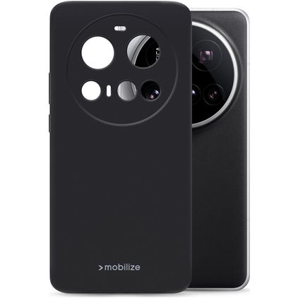 Mobilize Rubber Gelly Xiaomi 15 Ultra Elastyczne TPU Etui plecki - Czarny